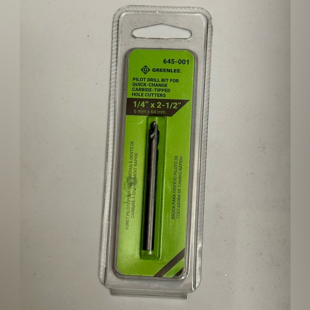 🔸Greenlee Pilot Drill Bit🔸
